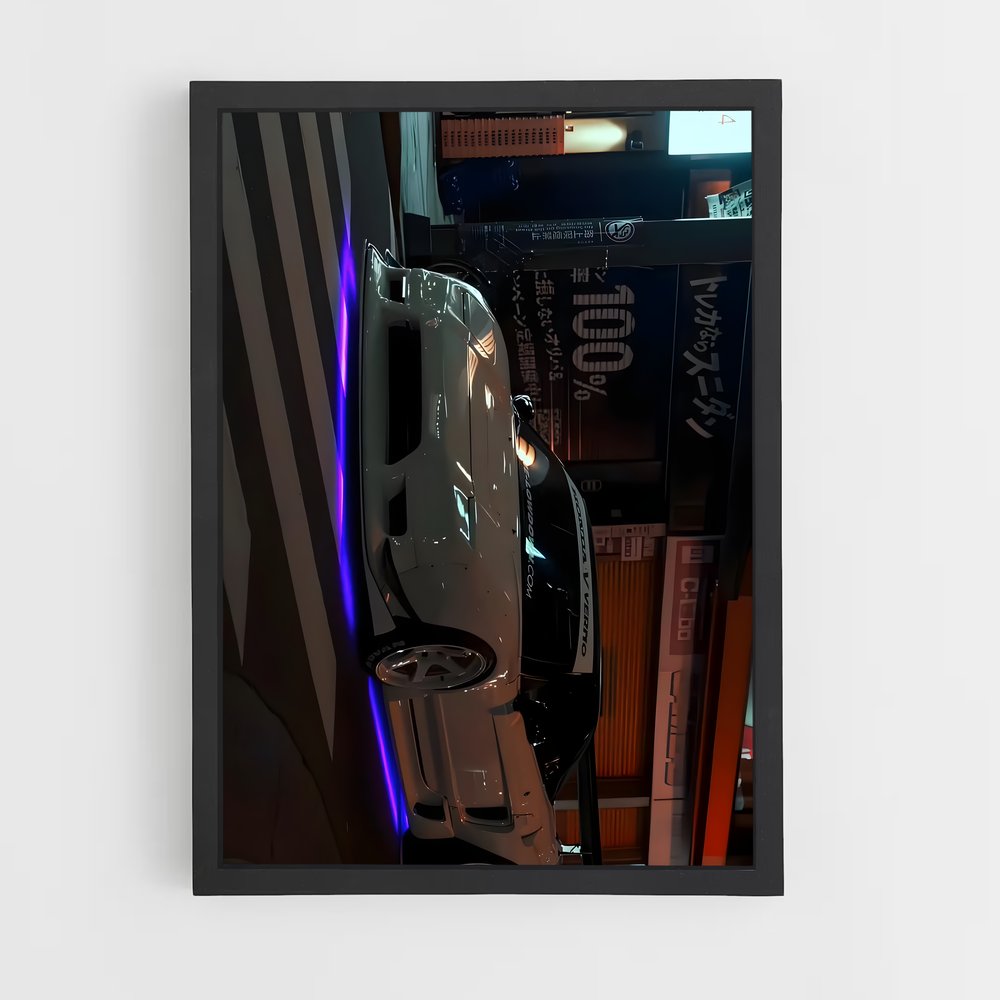 Poster Garage Legends – affiche Honda (vue 2)